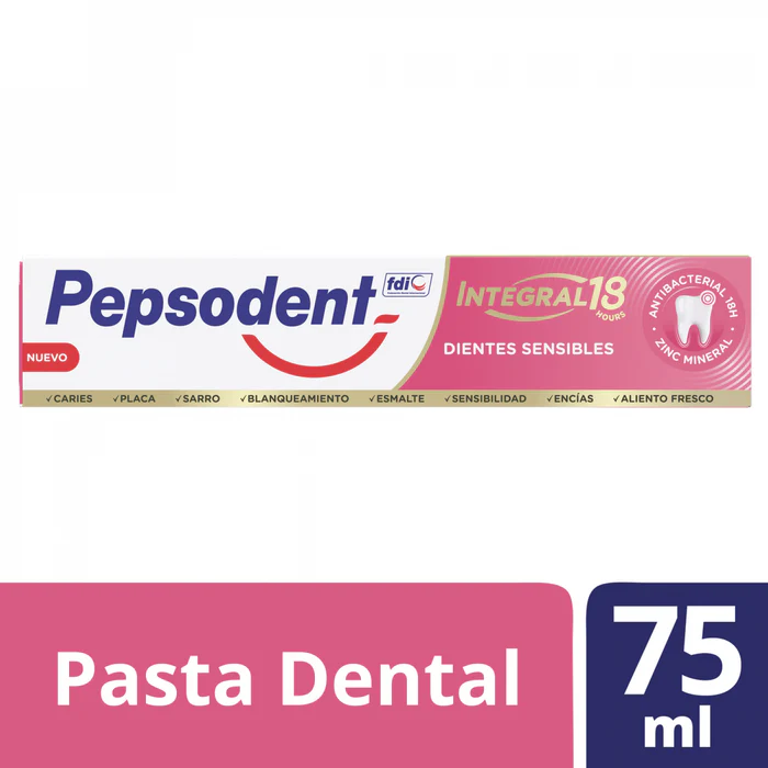 Pasta dental Pepsodent integral Dientes Sensibles